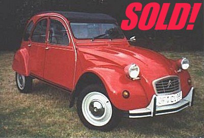 1974 Red 2CV Club