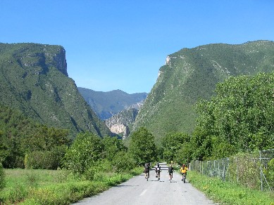 Llegando al Ca��n de San Isidro