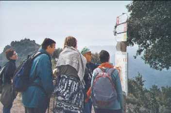Dalt el coll de Sant Mart&iacute; a l'encreuament amb el GR-3