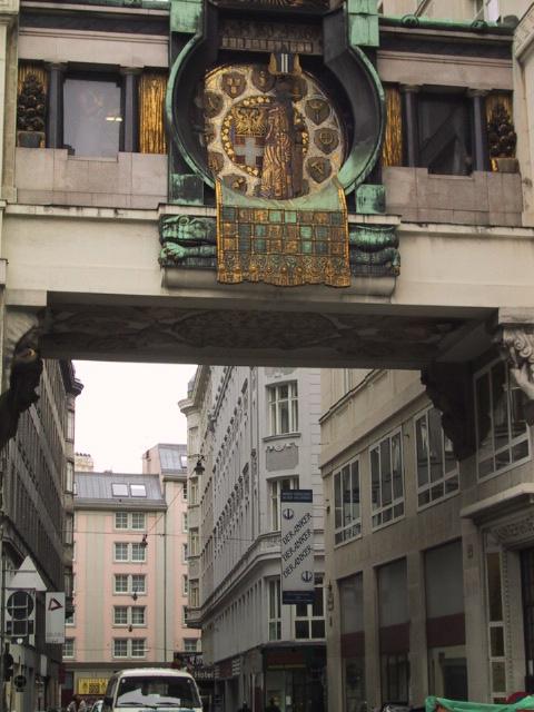 At noon every day, it rotates through all 12 characters while an organ plays an anthem.