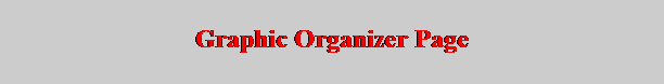 Text Box: Graphic Organizer Page
