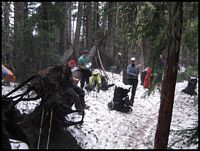 Rest Stop! and more snow now...