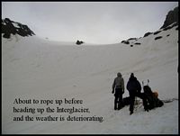Starting up the Interglacier