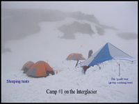 Camp #1 on the Interglacier