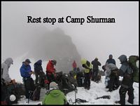 Brief rest / pit stop at Camp Shurman