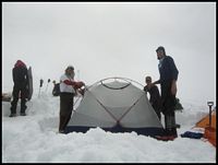 Setting up in Camp # 2