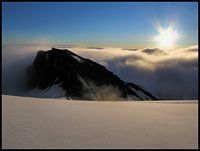 Sunrise on Emmons Flats - Camp #2