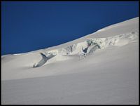 Glacier / seracs on Rainier