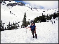 Weather clearing in Glacier Basin!