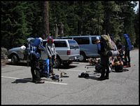 Yea - back to the van.&nbsp; Don't sit down - it's hard to move afterward!