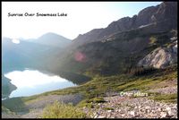 Starting up the headwall - looking back...