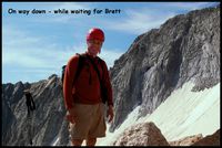 David - on way down