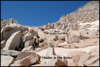 Back down through the boulders