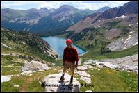 On Snowmass Mtn with the Lake behind me