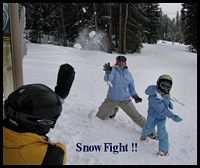 Snowball Fight !!