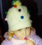Breezy and Lydia's hat