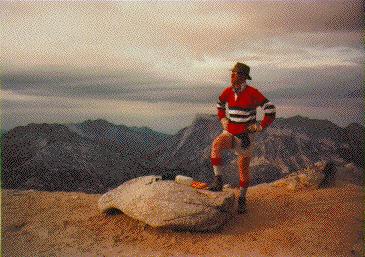 Kevin standing on Eagle Cap Peak