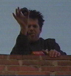 Jeff throwing something