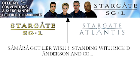 'Me' and the men of SG-1!