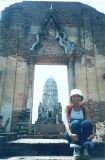 Nic in front of temple