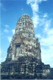 A magnificent temple against the clear blue sky