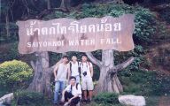 At the entrance of a Waterfall