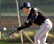 Estes practicing bunting