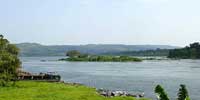 THE SOURCE OF THE NILE AT JINJA