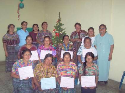 Graduating from the medicinal plants training program