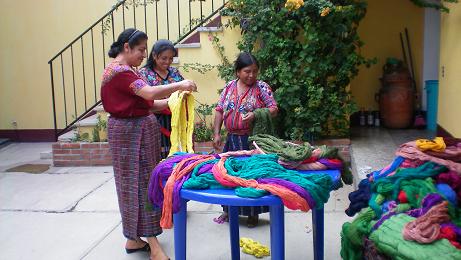 Choosing thread for weaving project