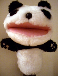 the puppet will produce the /e/ sound