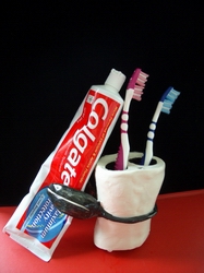 for holding toothbrush