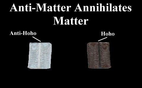 Animation of matter annihilating anti-matter.
