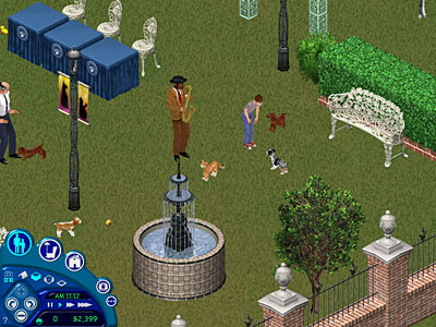 How nice to take your dog to the park for a walk
