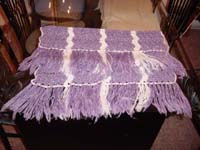 Purple shawl