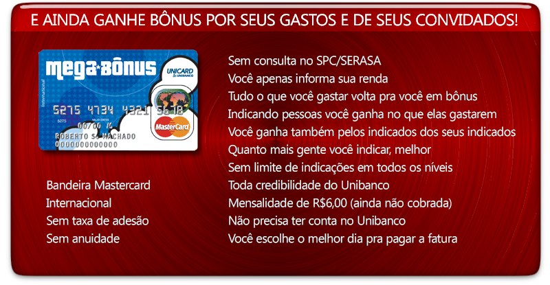 Cart&atilde;o de Cr&eacute;dito