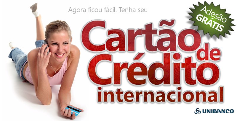 Cart&atilde;o de Cr&eacute;dito Internacional Gr&aacute;tis