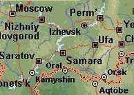 [Map of Present Kazakhstan]
