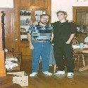 Me and my dad.  Look at his beard!  Cool, huh?