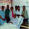 The Munoz's (l to r) My Big Uncle Steve, Uncle Rudy, Grandma Munoz, Grandpa Munoz (after heart surgery), Uncle Victor, my dad, and my Uncle David.  Now you see where I get all that facial hair from!!!