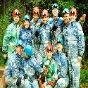 When I went caving in Budapest, Hungary.  We took the Beastie Boys Intergalatic pose!