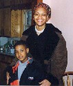 One of my friends, Barb, and her son, Mikey.