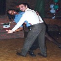 Candice and I dancing...don't worry, I didn't drop her!!!