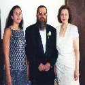 (l to r) my Sister, Dad, and Mom at a wedding for my cousin Andrea in Texas.  I wasn't able to go because unfortunately I had to study.