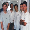 Me and my flatmates during my work term over in Stuttgart, Germany.  All of my flatmates were DaimlerChyrysler co-op's, too.  They were from Turkey, France, Germany, and Japan.