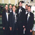 A more recent picture of my dad's side of the family at my cousin's wedding.