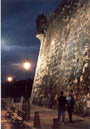El Moro in the Old San Juan, and Ivan and Enid walking