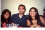Lisa, Me, and Ivan's cousin at a New Year's Eve party in Ponce
