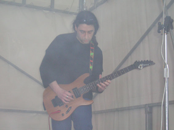 Alex during one of his performance (concert in Aldeno)