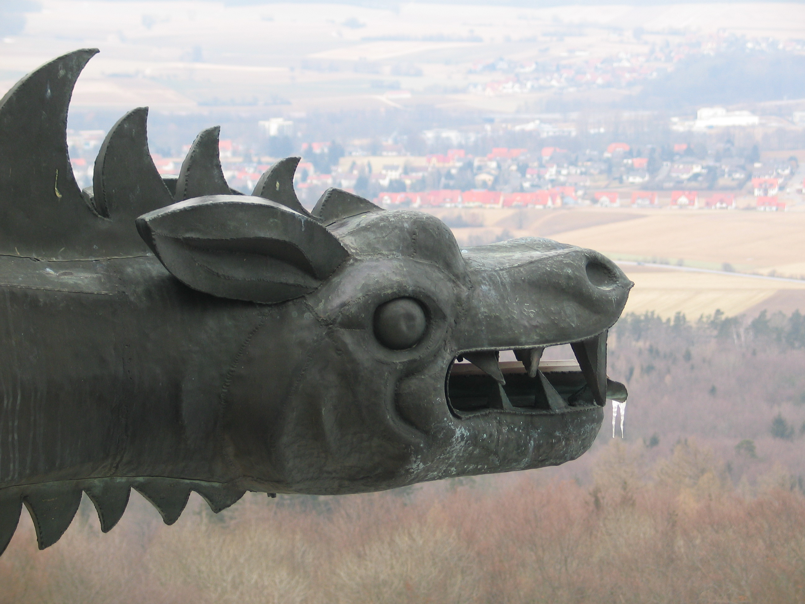 A gargoyle. Public domain image from Wikimedia Commons